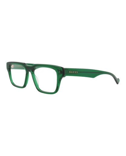 Gucci Square-Frame Acetate Optical Frames 'Green'