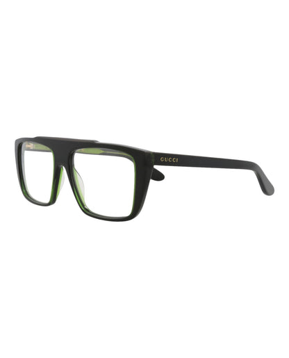 Gucci Square-Frame Acetate Optical Frames 'Black'