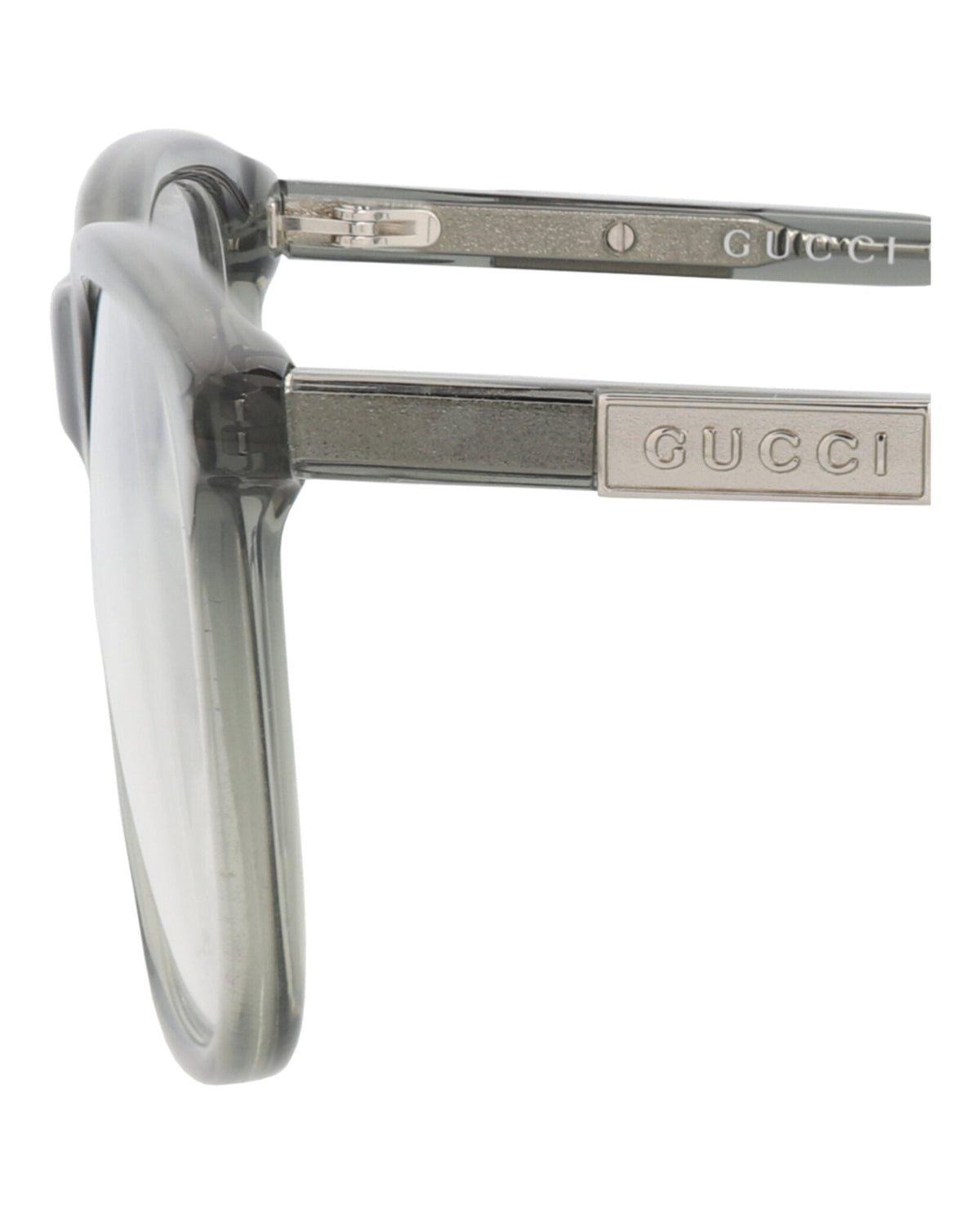 Gucci Square-Frame Acetate Optical Frames 'Grey'