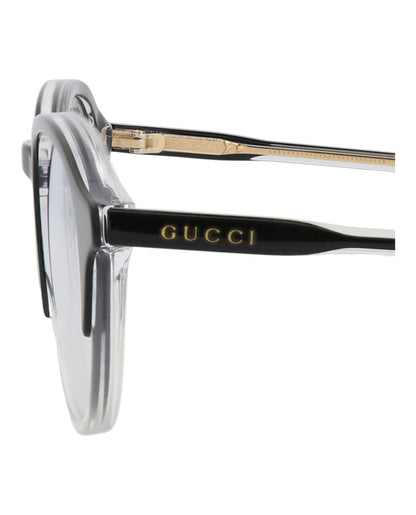 Gucci Photochromic Round-Frame Acetate Sunglasses 'Smoke'