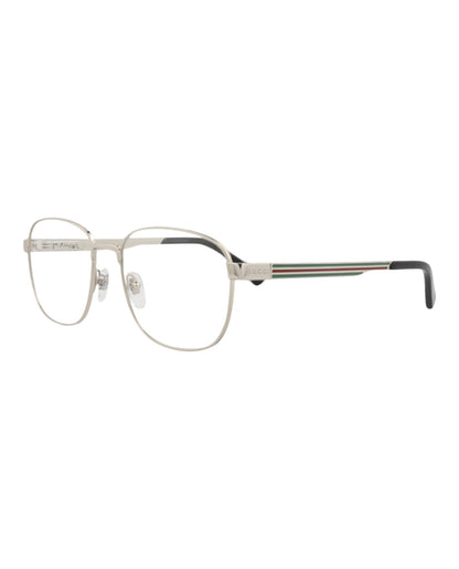 Gucci Round-Frame Metal Optical Frames 'Silver'