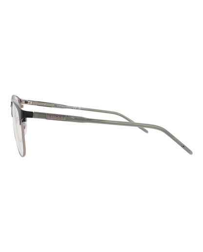 Gucci Square-Frame Metal Optical Frames 'Grey/Silver'