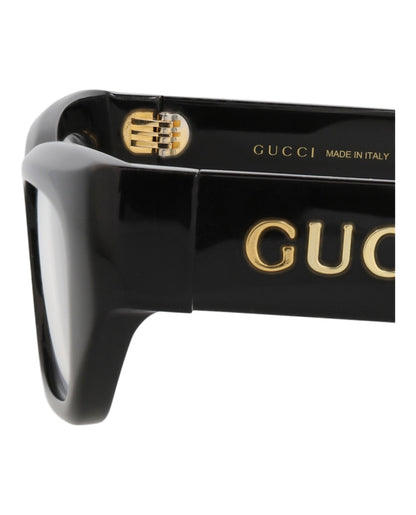 Gucci Square-Frame Recycled Acetate Optical Frames 'Black'