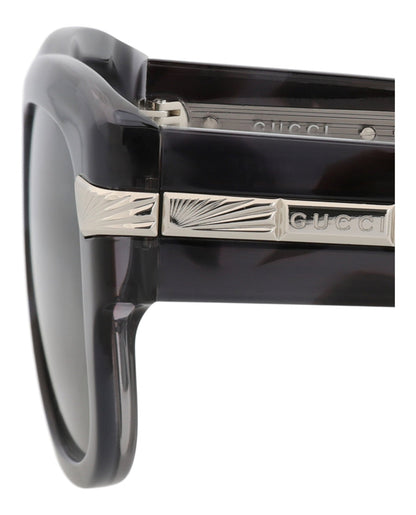 Gucci Square-Frame Recycled Acetate Sunglasses 'Grey'