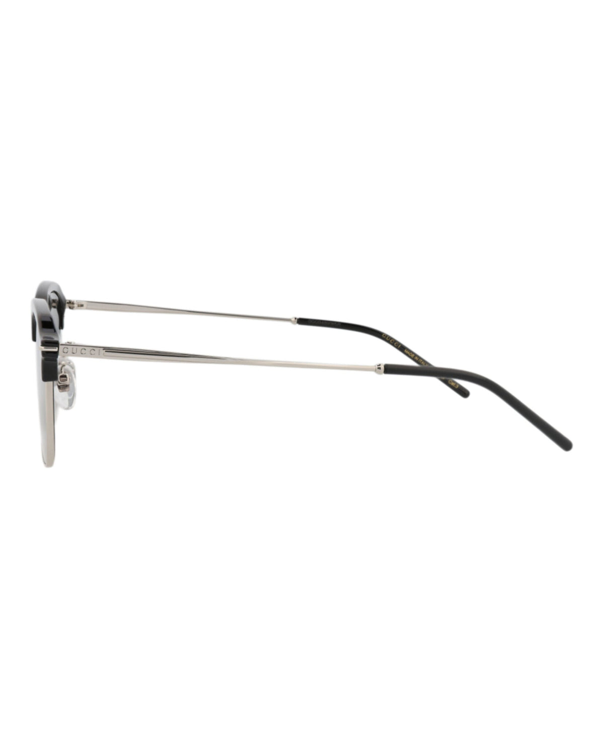 Gucci Square-Frame Metal Sunglasses 'Grey/Silver'