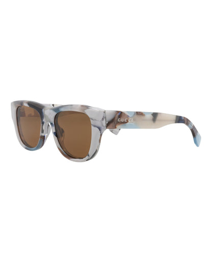 Gucci Square-Frame Recycled Acetate Sunglasses 'Tortoise'