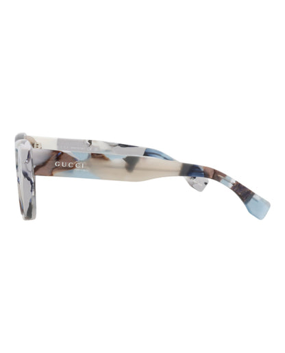 Gucci Square-Frame Recycled Acetate Sunglasses 'Tortoise'