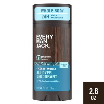Every Man Jack All Over Solid Deodorant