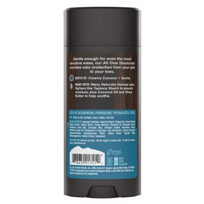 Every Man Jack All Over Solid Deodorant