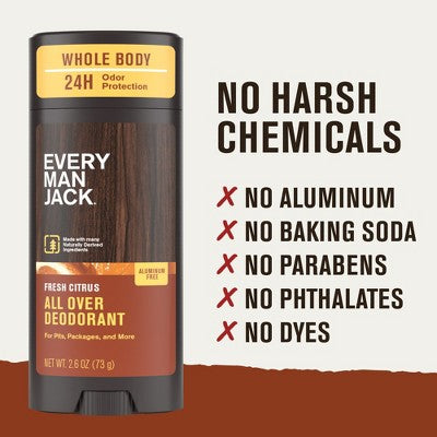 Every Man Jack All Over Solid Deodorant