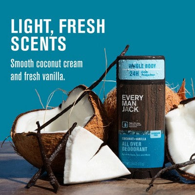 Every Man Jack All Over Solid Deodorant