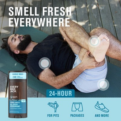 Every Man Jack All Over Solid Deodorant