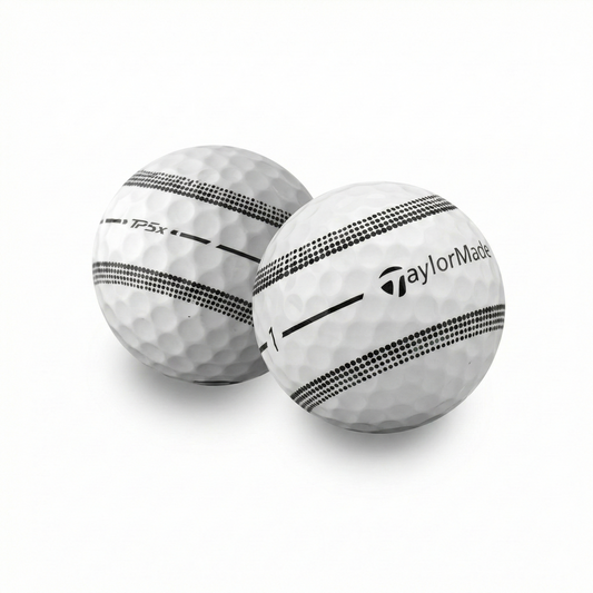 TaylorMade Mint/Near Mint TP5x Stripe Golf Balls - 1 Dozen