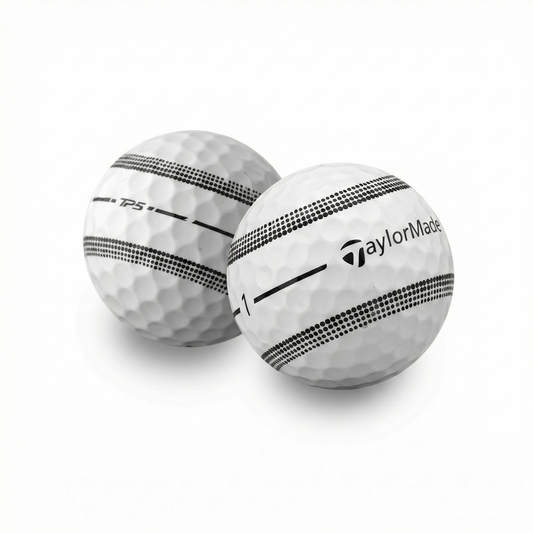 TaylorMade Mint/Near Mint TP5 Stripe Golf Balls - 1 Dozen