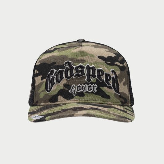 Godspeed Forever Trucker Hat (Camo)