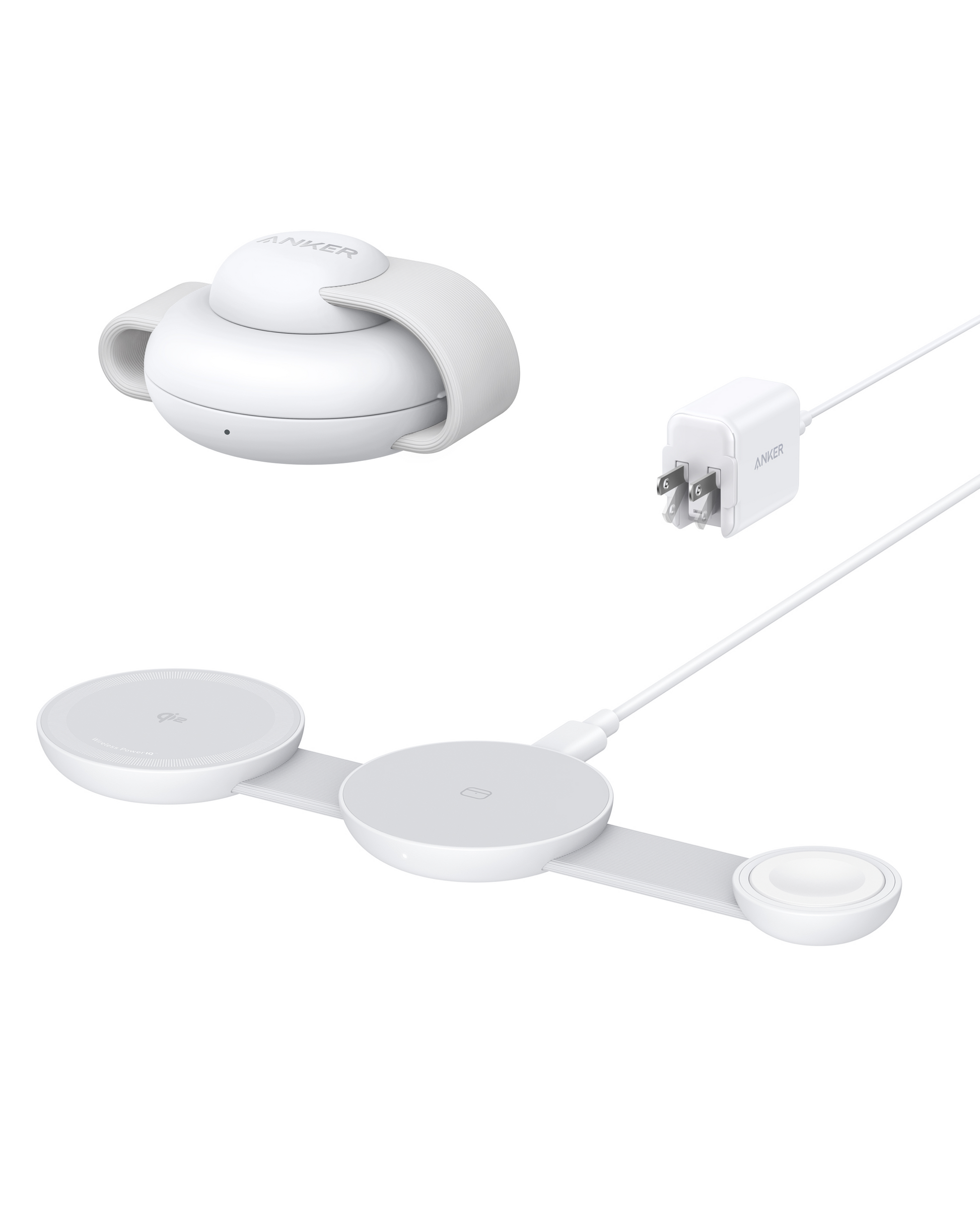 Anker MagGo Wireless Charging Station (3-in-1, Foldable Pad) - Mann