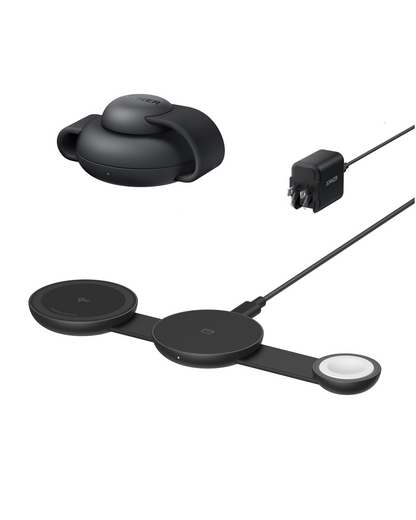 Anker MagGo Wireless Charging Station (3-in-1, Foldable Pad) - Mann