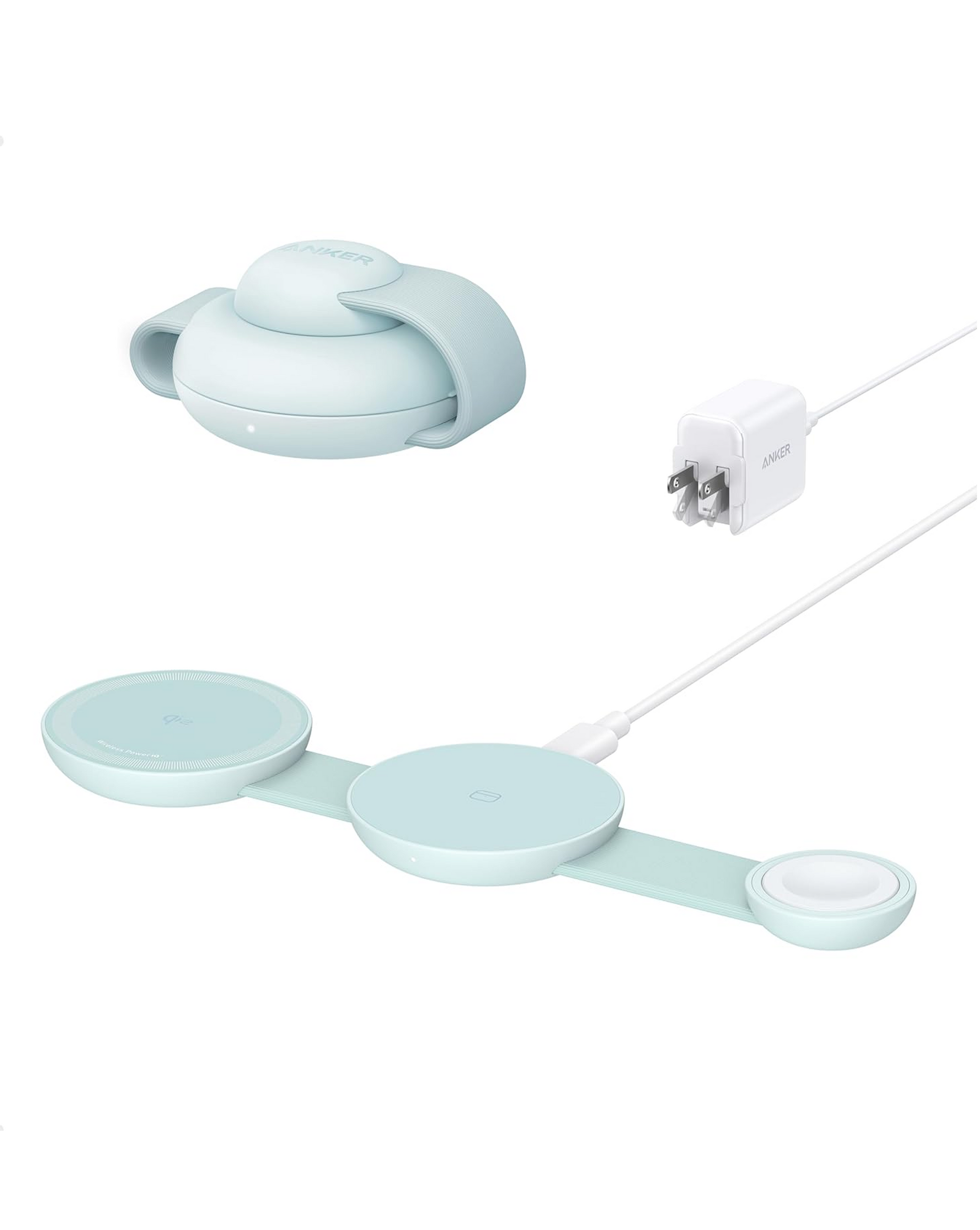 Anker MagGo Wireless Charging Station (3-in-1, Foldable Pad) - Mann