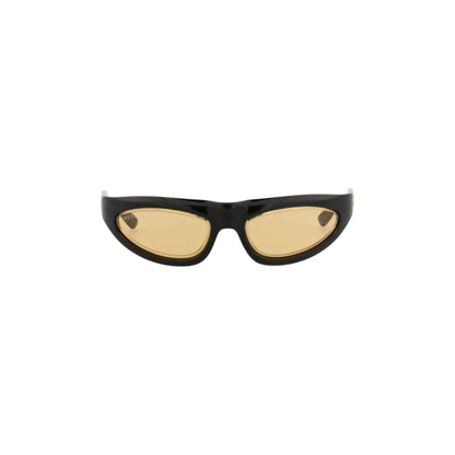 Gucci Shield-Frame Injection Sunglasses 'Black/Yellow'