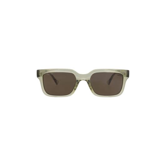 Gucci Square-Frame Injection Sunglasses 'Olive'
