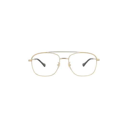 Gucci Square-Frame Metal Optical Frames 'Gold'