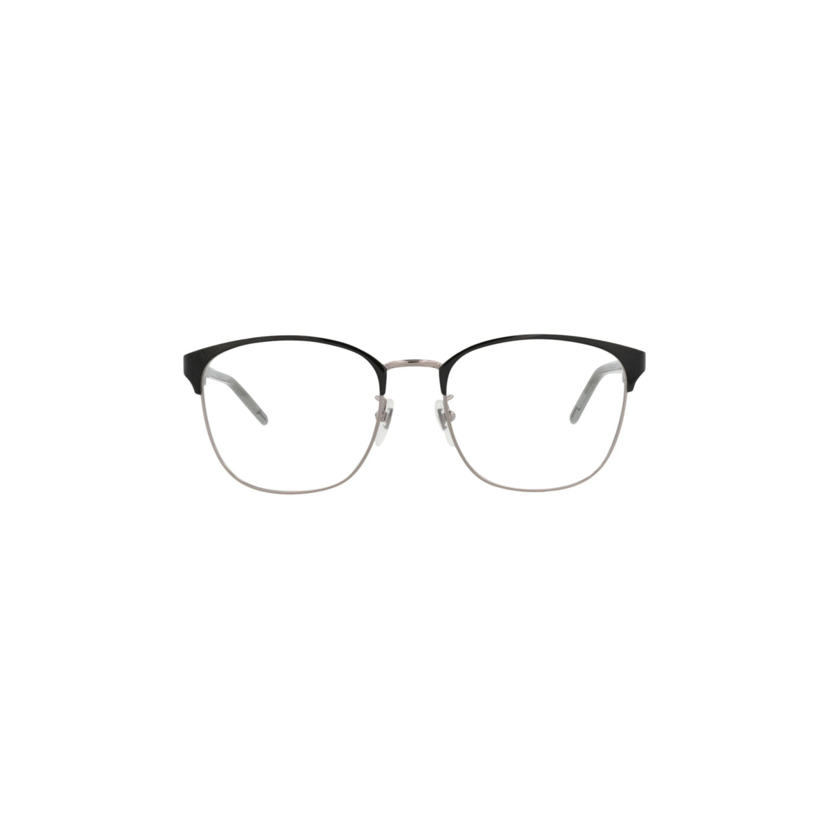 Gucci Square-Frame Metal Optical Frames 'Grey/Silver'