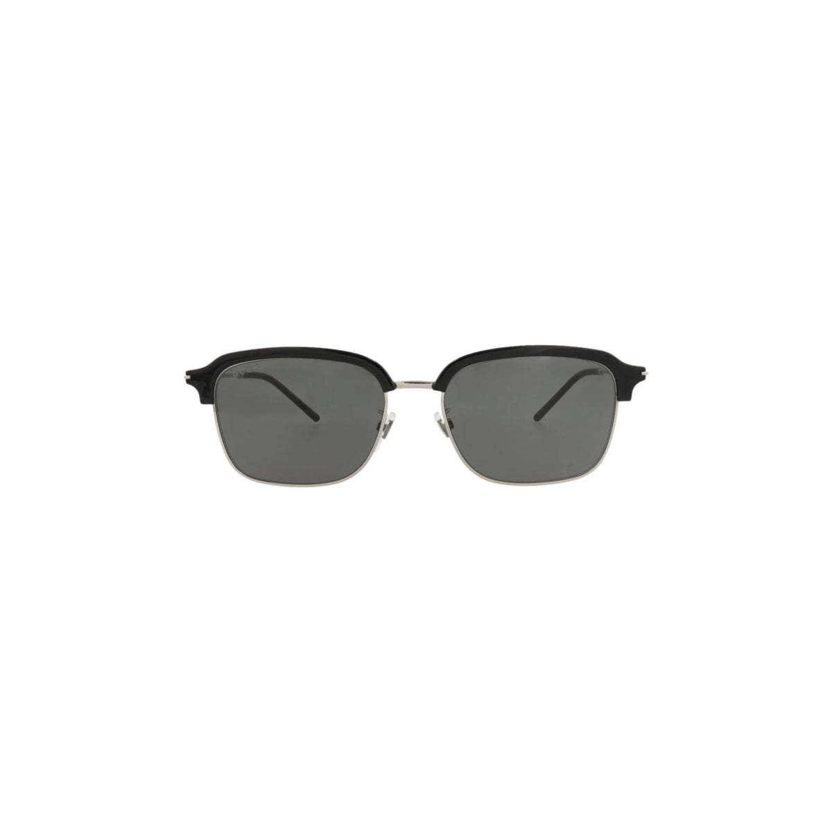Gucci Square-Frame Metal Sunglasses 'Grey/Silver'