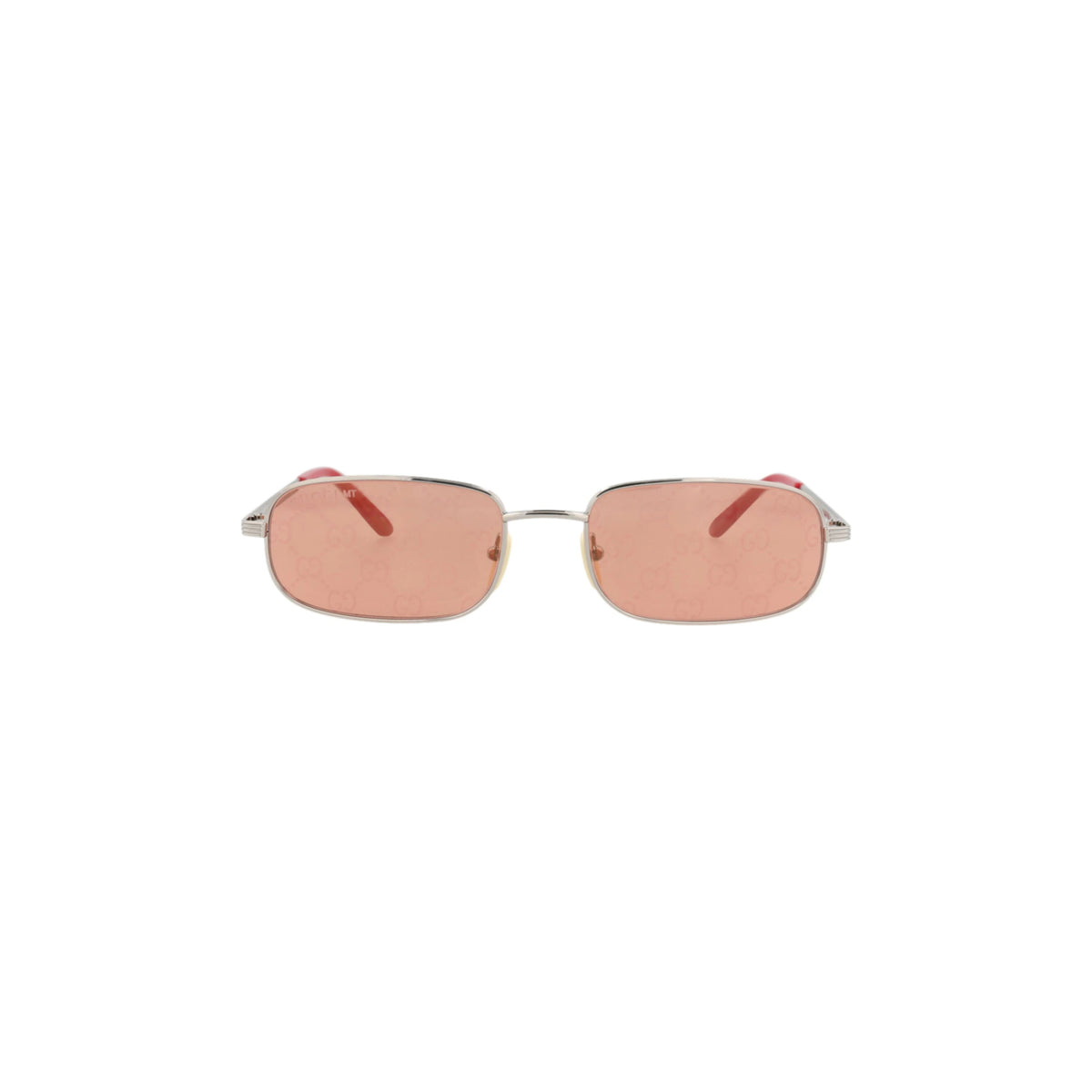 Gucci Square-Frame Metal Sunglasses 'Rose'
