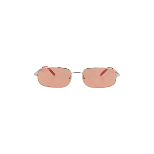Gucci Square-Frame Metal Sunglasses 'Rose'