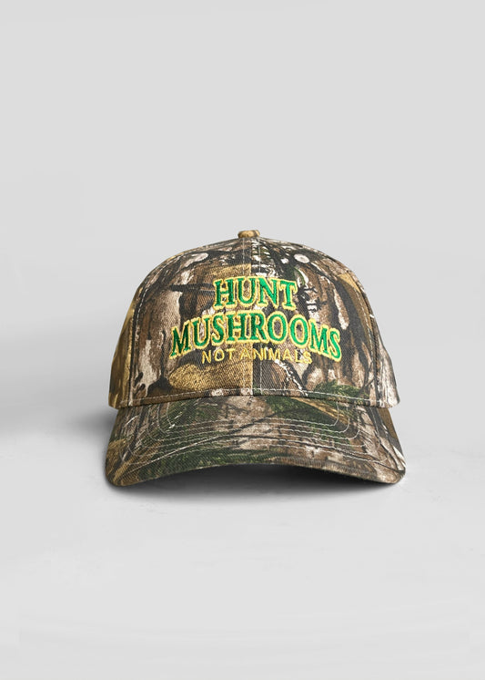 DETH Hunt Mushrooms Not Animals Dad Hat
