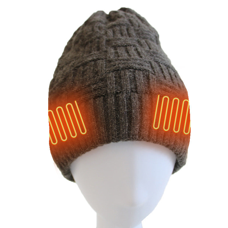 LITEGUEST Heated Thermal Hat – USB-Powered Winter Headgear - Mann