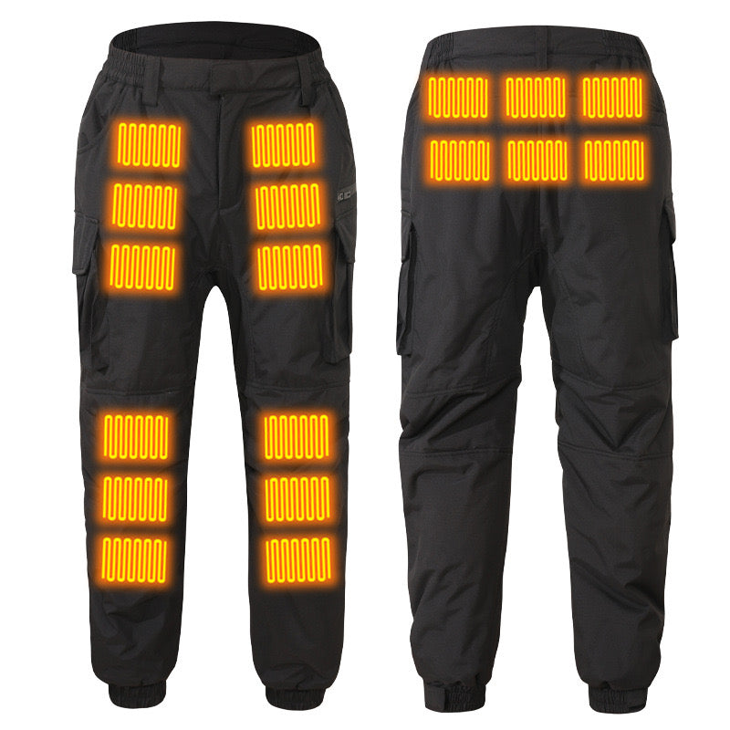 LITEGUEST 18-Zone Heated Pants for Extreme Cold Riding & Skiing - Mann