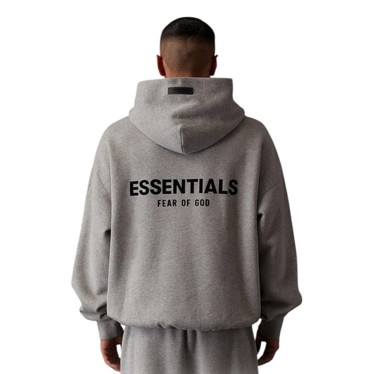 Fear of God Essentials Hoodie 'Dark Oatmeal'