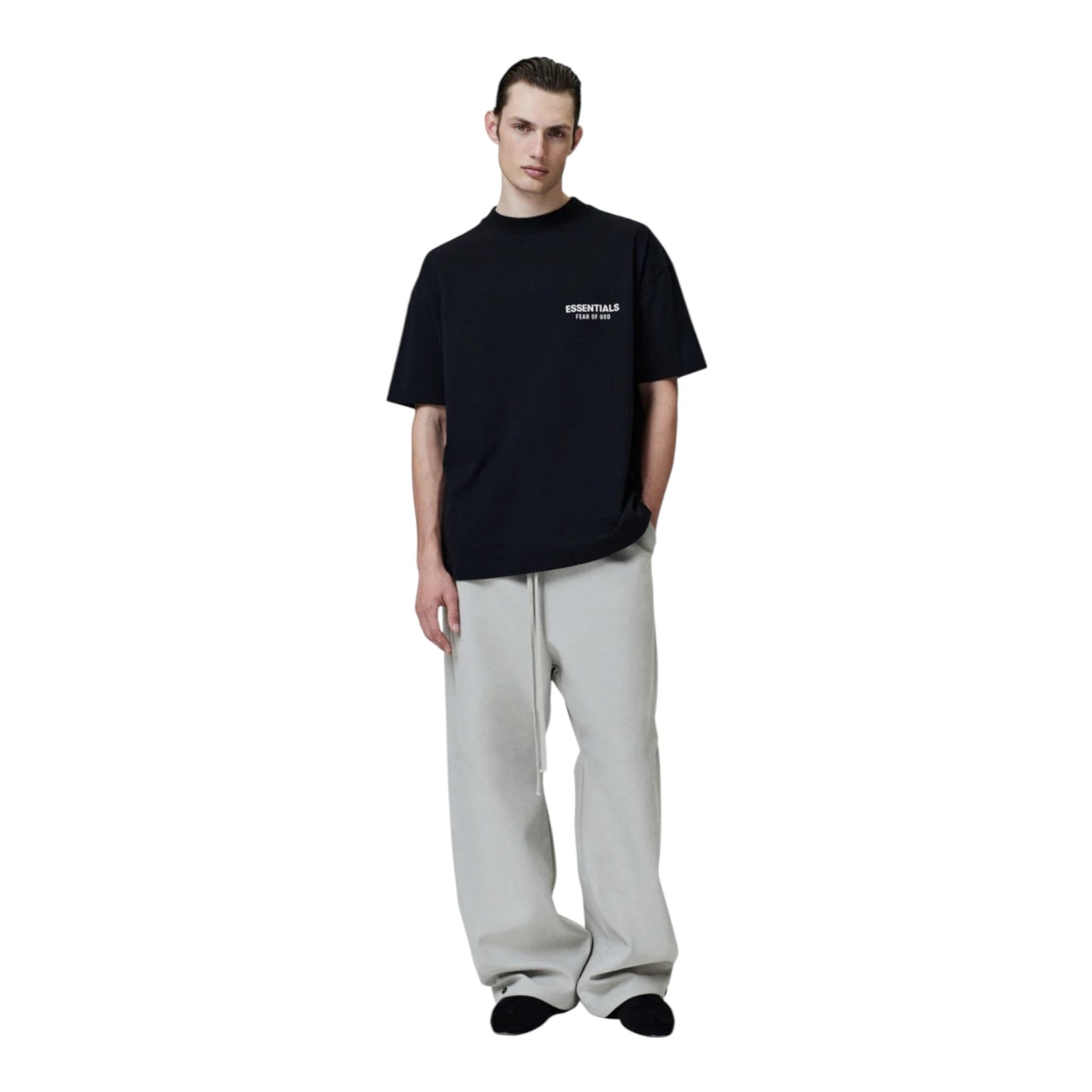 Fear of God Essentials Classic Fit T-Shirt 'Jet Black'