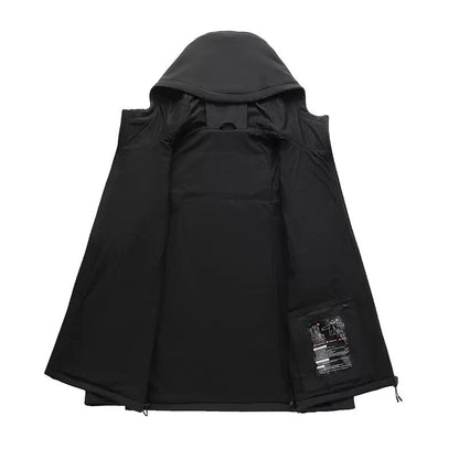 LITEGUEST 10-Zone Softshell Heated Jacket – USB Winter Jacket - Mann