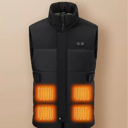 LITEGUEST 8-Zone Heated Vest – Dual Control & Adjustable Fit - Mann