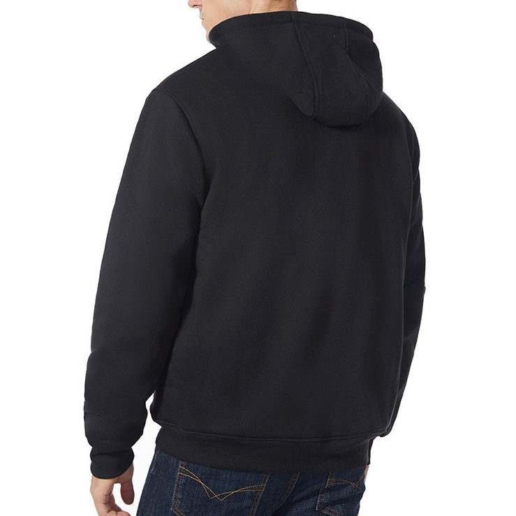 LITEGUEST 5-Zone USB Heated Hoodie Heated Zip-up Hooded Sweatshirt - Mann