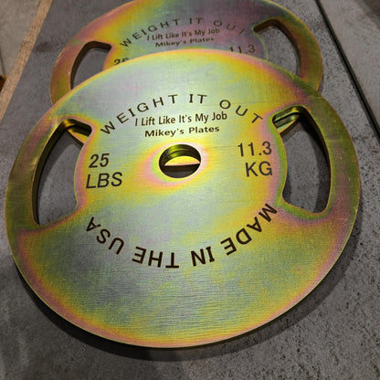 Pre-Order: Weight It Out - Solid Steel Calibrated Weight Plate Sets