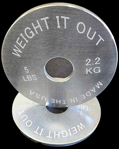 Pre-Order: Weight It Out - Solid Steel Calibrated Weight Plate Sets