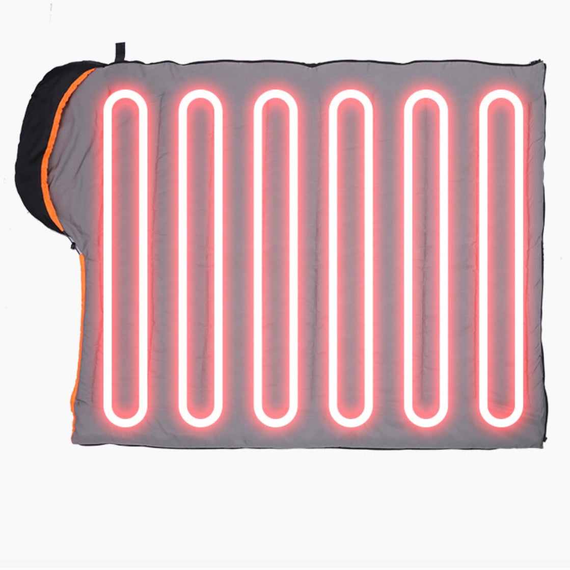 LITEGUEST Winter Heated Single Sleeping Bag – USB Warmth for Camping - Mann