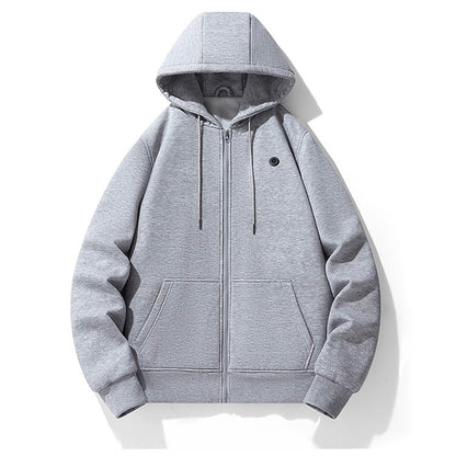 LITEGUEST 5-Zone USB Heated Hoodie Heated Zip-up Hooded Sweatshirt - Mann