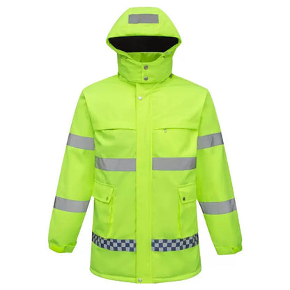LITEGUEST USB Heated Reflective Waterproof Work Jacket For Winter - Mann