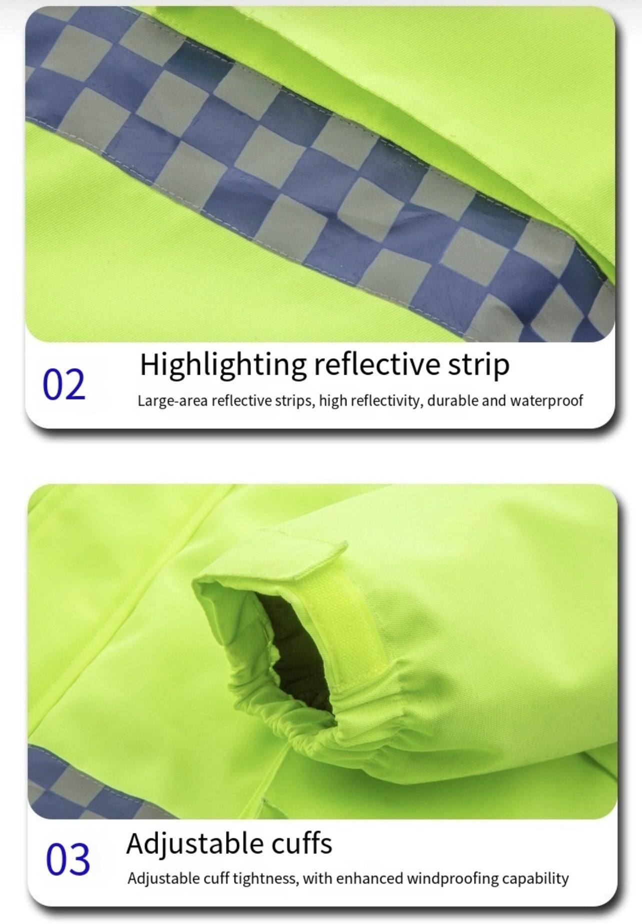 LITEGUEST USB Heated Reflective Waterproof Work Jacket For Winter - Mann