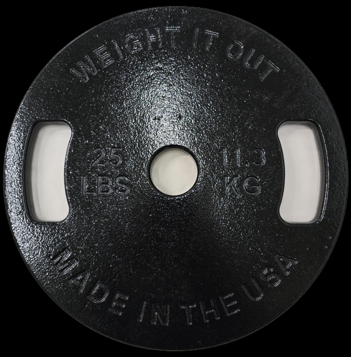 Weight It Out - 
Cast Iron Machined Weight Plate Sets - Mann