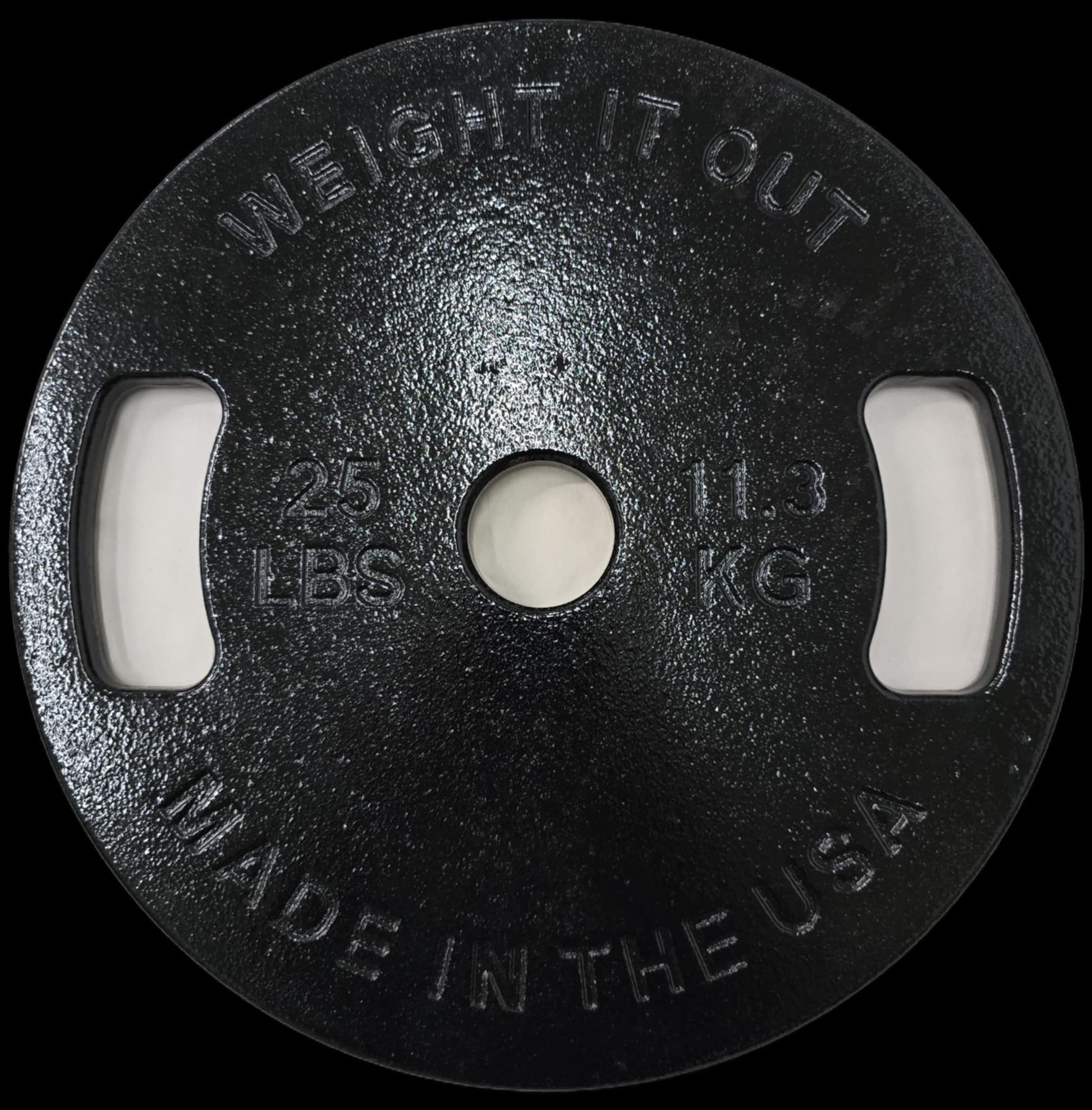 Weight It Out - 
Cast Iron Machined Weight Plate Sets - Mann