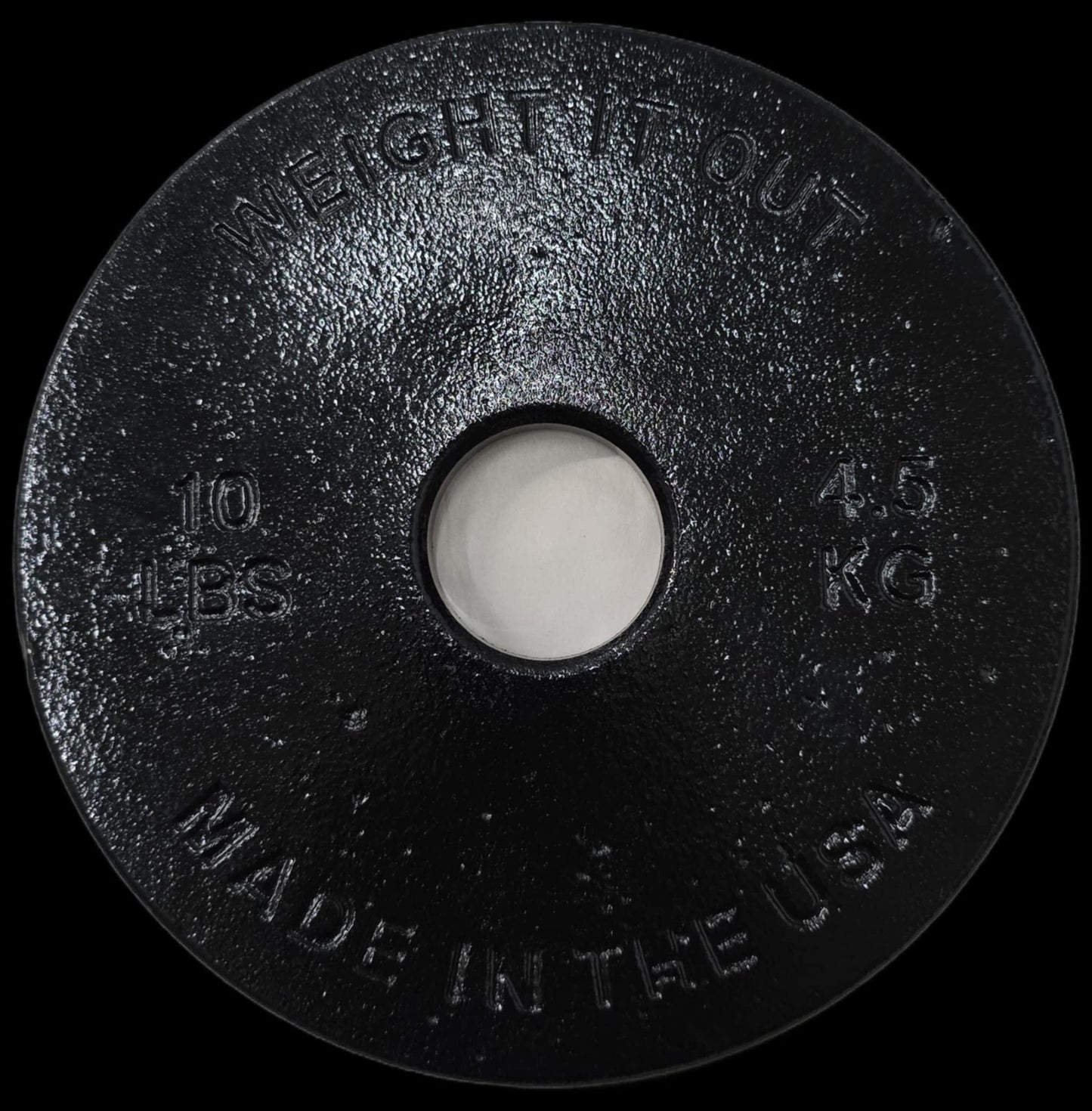 Weight It Out - 
Cast Iron Machined Weight Plate Sets - Mann