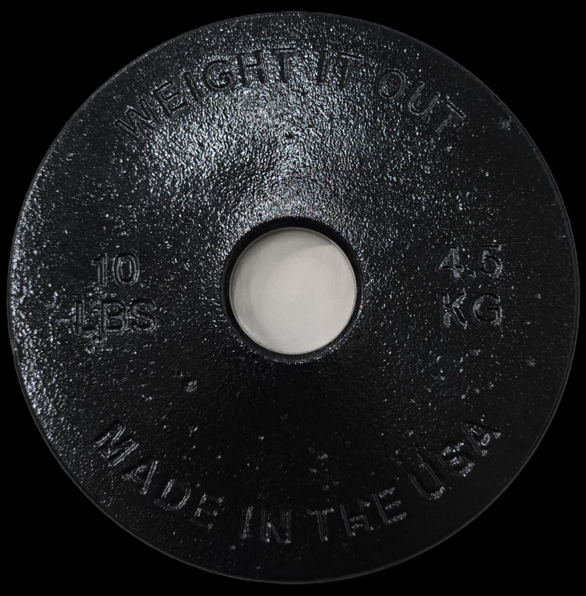 Weight It Out - 
Cast Iron Machined Weight Plate Sets - Mann