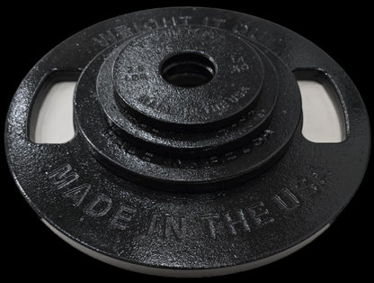 Weight It Out - 
Cast Iron Machined Weight Plate Sets - Mann