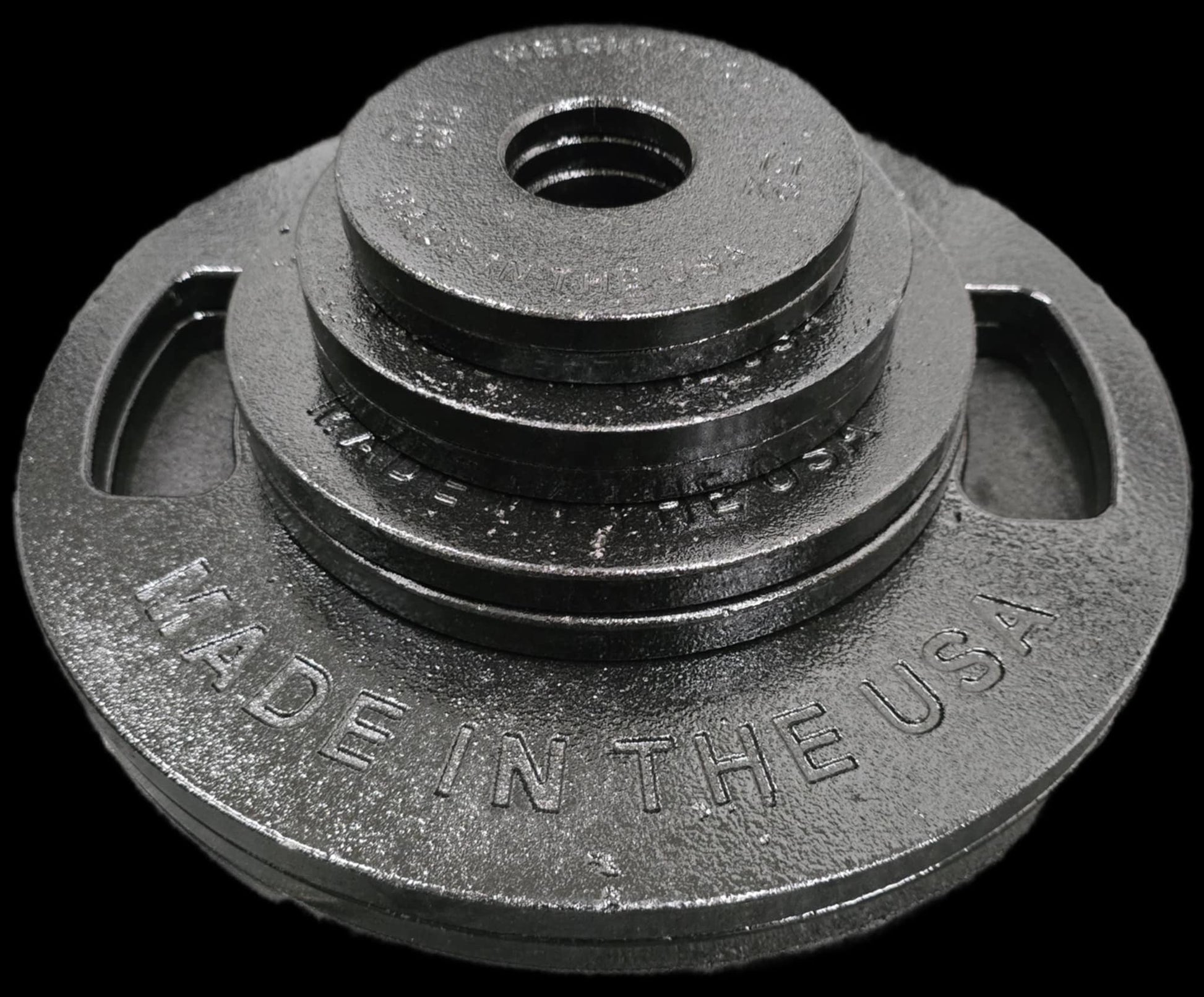 Weight It Out - 
Cast Iron Machined Weight Plate Sets - Mann