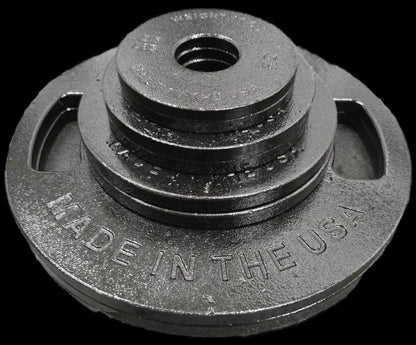 Weight It Out - 
Cast Iron Machined Weight Plate Sets - Mann